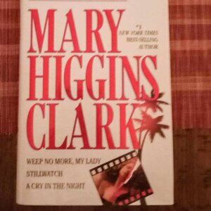2 Mary Higgins Clark Hardback Books, 6 Condensed novels!!